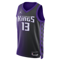 Keegan Murray #13 Maillot de déclaration violet des Sacramento Kings