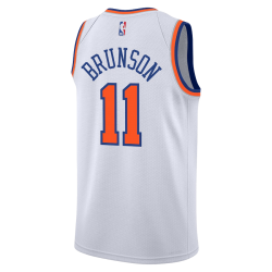 Jalen Brunson #11 Maillot de l'association blanche des New York Knicks