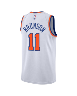 Jalen Brunson #11 Maillot de l'association blanche des New York Knicks