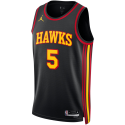 Dejounte Murray #5 Maillot de déclaration noir des Atlanta Hawks