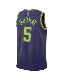 Dejounte Murray #5 Maillot New Orleans Pelicans Purple City Edition