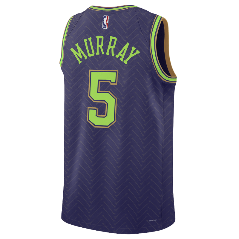 Dejounte Murray #5 Maillot New Orleans Pelicans Purple City Edition