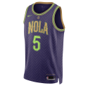 Dejounte Murray #5 Maillot New Orleans Pelicans Purple City Edition