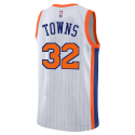 Karl-Anthony Towns #32 Maillot New York Knicks White City Edition