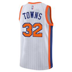 Karl-Anthony Towns #32 Maillot New York Knicks White City Edition