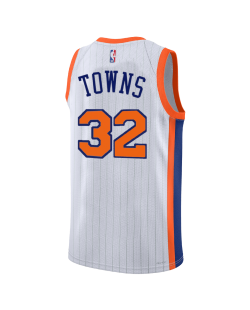 Karl-Anthony Towns #32 Maillot New York Knicks White City Edition