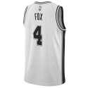 De'Aaron Fox #4 Maillot blanc de l'association des San Antonio Spurs