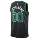 Maillot de déclaration noir personnalisé des Boston Celtics