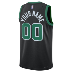 Maillot de déclaration noir personnalisé des Boston Celtics