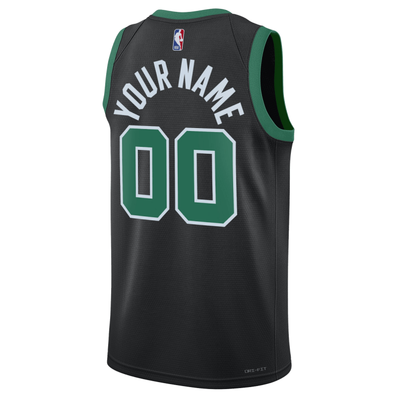 Maillot de déclaration noir personnalisé des Boston Celtics