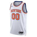 Maillot personnalisé de l'association blanche des New York Knicks