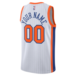 Maillot personnalisé New York Knicks White City Edition