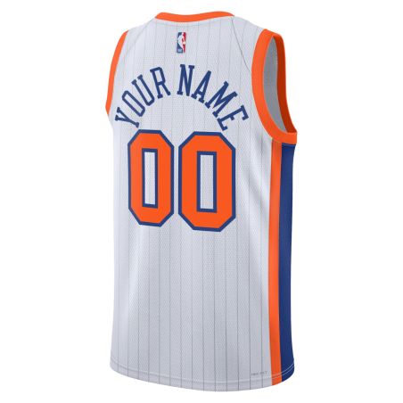 Maillot personnalisé New York Knicks White City Edition