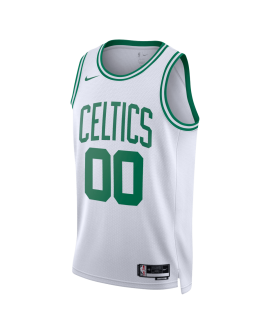 Maillot personnalisé de l'association blanche des Boston Celtics