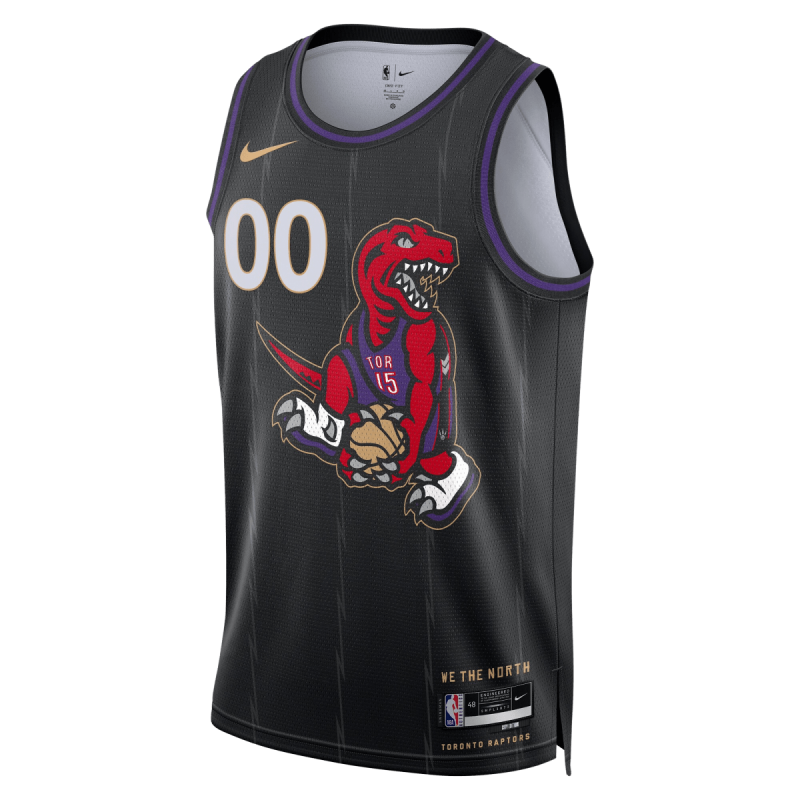 Maillot personnalisé des Raptors de Toronto Black City Edition