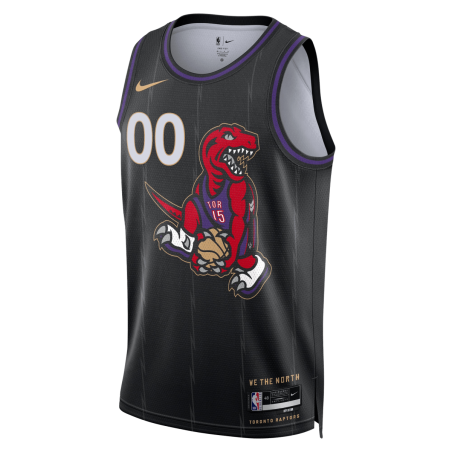 Maillot personnalisé des Raptors de Toronto Black City Edition