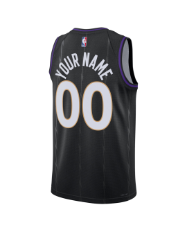 Maillot personnalisé des Raptors de Toronto Black City Edition