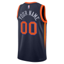 Maillot personnalisé de déclaration de la marine des New York Knicks