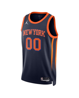 Maillot personnalisé de déclaration de la marine des New York Knicks