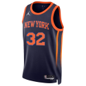 Karl-Anthony Towns #32 Maillot de déclaration de la marine des New York Knicks
