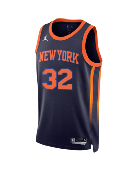 Karl-Anthony Towns #32 Maillot de déclaration de la marine des New York Knicks