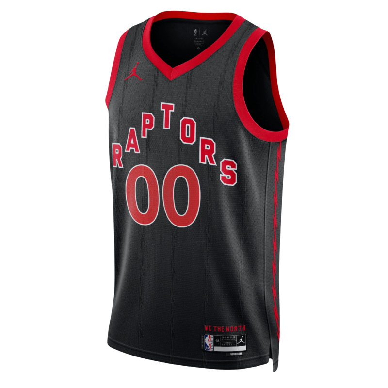 Maillot personnalisé avec déclaration noire des Raptors de Toronto