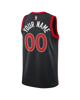 Maillot personnalisé avec déclaration noire des Raptors de Toronto