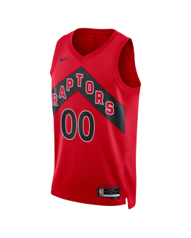 Maillot personnalisé avec icône rouge des Raptors de Toronto