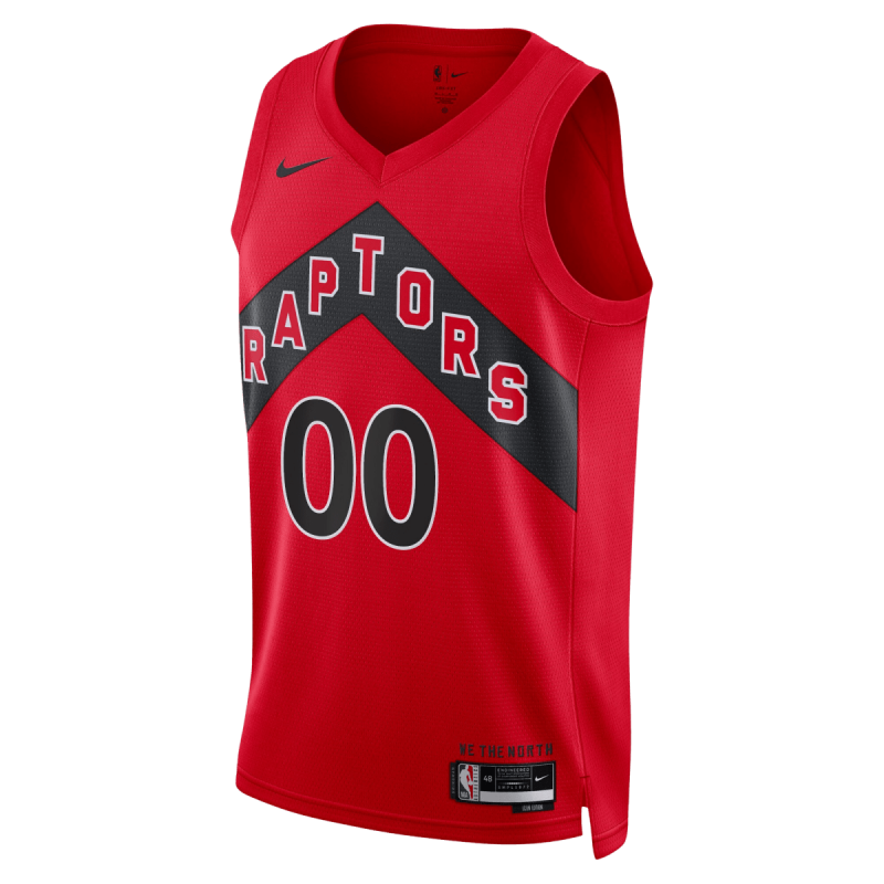 Maillot personnalisé avec icône rouge des Raptors de Toronto