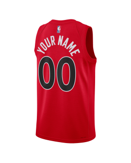 Maillot personnalisé avec icône rouge des Raptors de Toronto