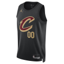 Maillot de déclaration noir personnalisé des Cleveland Cavaliers