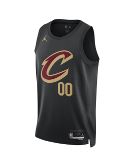 Maillot de déclaration noir personnalisé des Cleveland Cavaliers