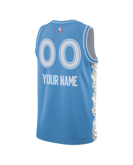 Maillot personnalisé Cleveland Cavaliers Blue City Edition