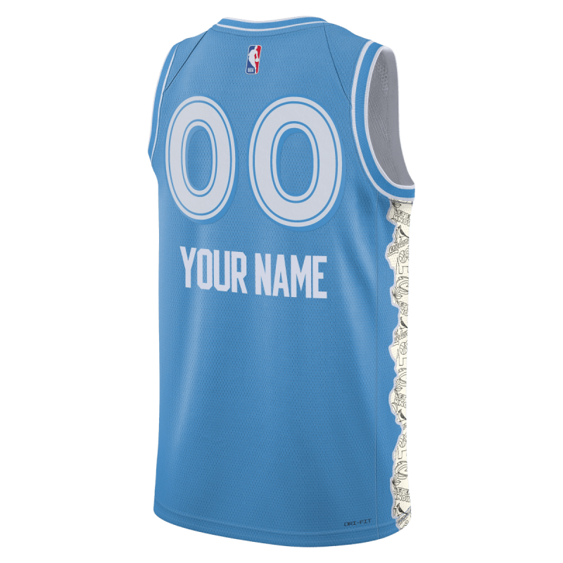 Maillot personnalisé Cleveland Cavaliers Blue City Edition