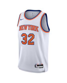 Karl-Anthony Towns #32 Maillot de l'association blanche des New York Knicks