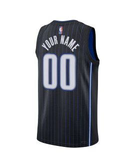 Maillot personnalisé Orlando Magic Black Icon