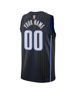 Maillot personnalisé Orlando Magic Black Icon