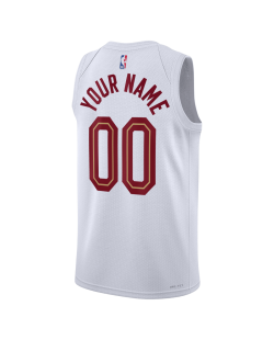 Maillot personnalisé de l'association blanche des Cleveland Cavaliers