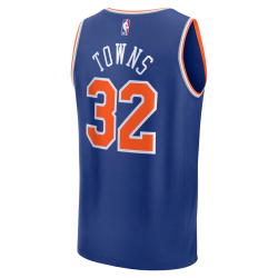 Karl-Anthony Towns #32 Maillot Icon Bleu des New York Knicks