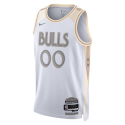 Maillot personnalisé Chicago Bulls White City Edition
