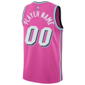 Maillot personnalisé Miami Heat Pink Sunset Vice