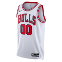 Maillot personnalisé de l'association blanche des Chicago Bulls