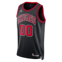 Maillot de déclaration noir personnalisé des Chicago Bulls