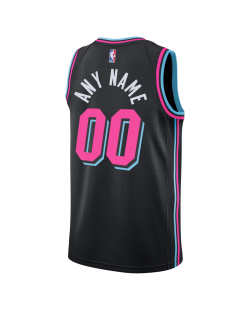 Maillot personnalisé Miami Heat Black Vice Nights