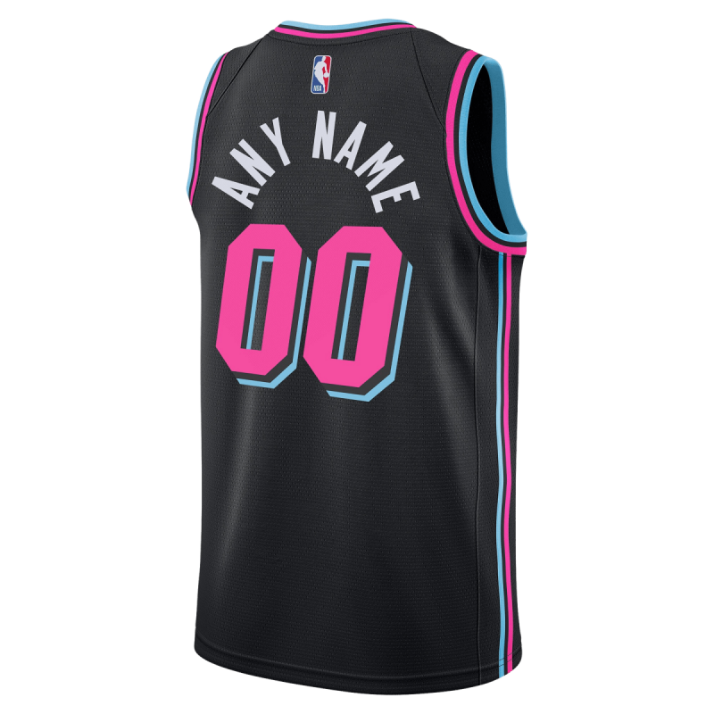 Maillot personnalisé Miami Heat Black Vice Nights