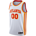 Maillot personnalisé de l'association blanche des Hawks d'Atlanta