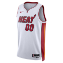 Maillot personnalisé de l'association blanche des Miami Heat