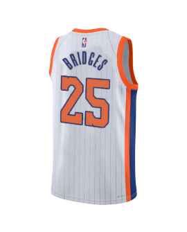 Mikal Bridges #25 Maillot New York Knicks White City Edition