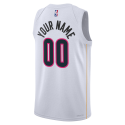 Maillot Mashup blanc Miami Heat personnalisé