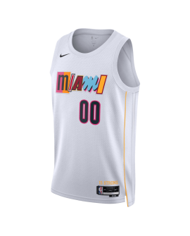 Maillot Mashup blanc Miami Heat personnalisé